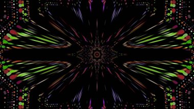 Soyut kaleidescopic club, parti, tv şovları, konserler, müzik korumaları, gece kulüpleri, diskolar ve trance olayları partilerde vj projeksiyonları için sahne ışıkları uygundur.