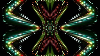 Soyut kaleidescopic club, parti, tv şovları, konserler, müzik korumaları, gece kulüpleri, diskolar ve trance olayları partilerde vj projeksiyonları için sahne ışıkları uygundur.