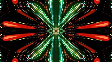 Soyut kaleidescopic club, parti, tv şovları, konserler, müzik korumaları, gece kulüpleri, diskolar ve trance olayları partilerde vj projeksiyonları için sahne ışıkları uygundur.