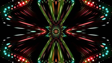 Soyut kaleidescopic club, parti, tv şovları, konserler, müzik korumaları, gece kulüpleri, diskolar ve trance olayları partilerde vj projeksiyonları için sahne ışıkları uygundur.