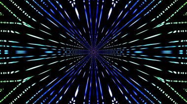 Soyut kaleidescopic Kulübü, parti, sahne ışıkları 