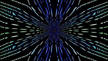 Soyut kaleidescopic Kulübü, parti, sahne ışıkları 