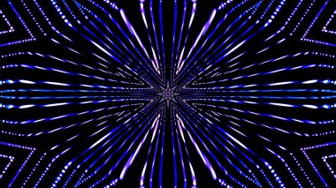 Soyut kaleidescopic Kulübü, parti, sahne ışıkları 