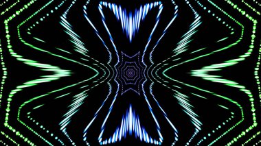 Soyut kaleidescopic Kulübü, parti, sahne ışıkları 