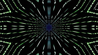 Soyut kaleidescopic Kulübü, parti, sahne ışıkları 