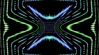 Soyut kaleidescopic Kulübü, parti, sahne ışıkları 