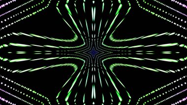 Soyut kaleidescopic Kulübü, parti, sahne ışıkları 