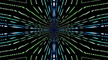 Soyut kaleidescopic Kulübü, parti, sahne ışıkları 