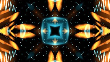 Soyut kaleidescopic Kulübü, parti, sahne ışıkları 