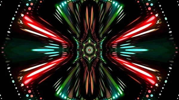 Abstract Kaleidescopic Club Party Stage Lights Well Suited Shows Concerts — стоковое фото