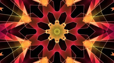 3D dekoratif cam arka plan