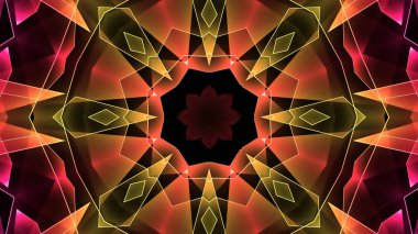 3D dekoratif cam arka plan