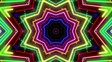 Soyut kaleidescopic club, parti, tv şovları, konserler, müzik korumaları, gece kulüpleri, diskolar ve trance olayları partilerde vj projeksiyonları için sahne ışıkları uygundur.