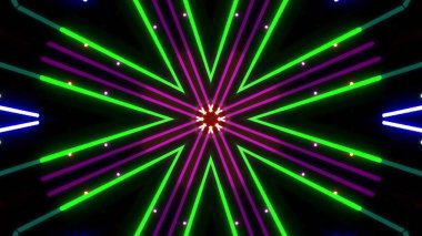 Soyut kaleidescopic club, parti, tv şovları, konserler, müzik korumaları, gece kulüpleri, diskolar ve trance olayları partilerde vj projeksiyonları için sahne ışıkları uygundur.