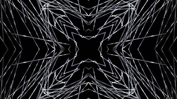 Abstract black and white diamond background