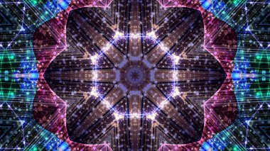 Parlak noktalı ışık arka plan