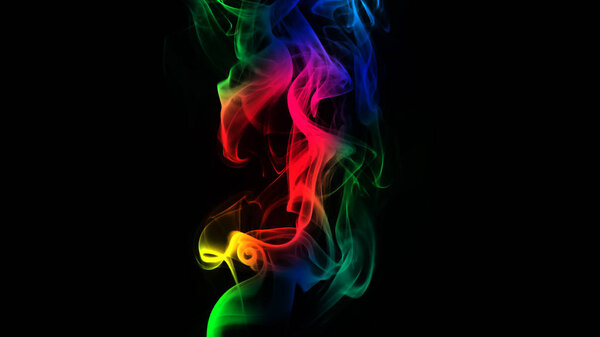 Abstract colorful Smoke background
