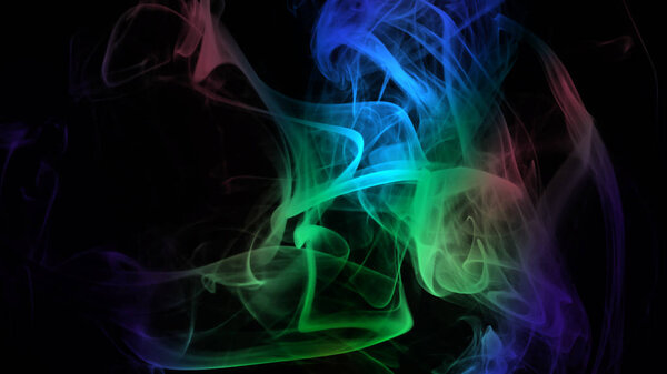 Abstract colorful Smoke background