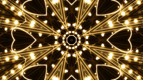 抽象的な金ライト背景 — ストック写真