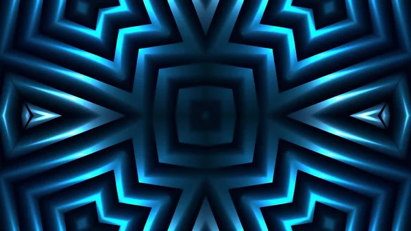 Abstrakte Geometrische Blaue Lichter Hintergrund — Stockfoto