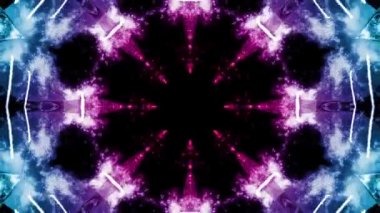 Soyut kaleidescopic club, parti, tv şovları, konserler, müzik korumaları, gece kulüpleri, diskolar ve trance olayları partilerde vj projeksiyonları için sahne ışıkları uygundur.