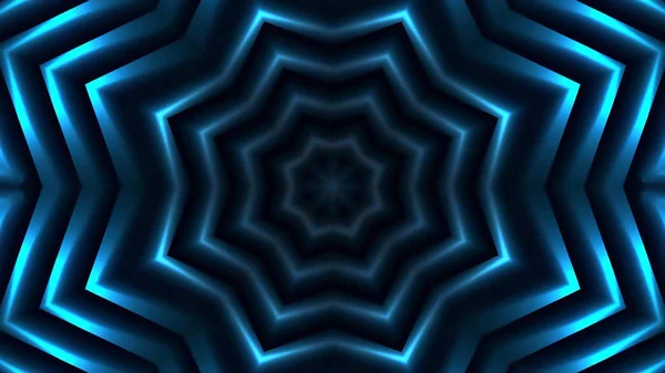 Abstract Geometric Blue Lights Background — Stock Photo, Image