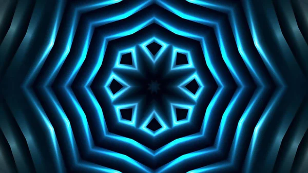 Abstracto Geométrico Azul Luces Fondo —  Fotos de Stock