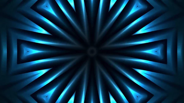 Abstrato Luzes Azuis Geométricas Fundo — Fotografia de Stock