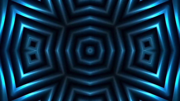 Abstrakte Geometrische Blaue Lichter Hintergrund — Stockfoto