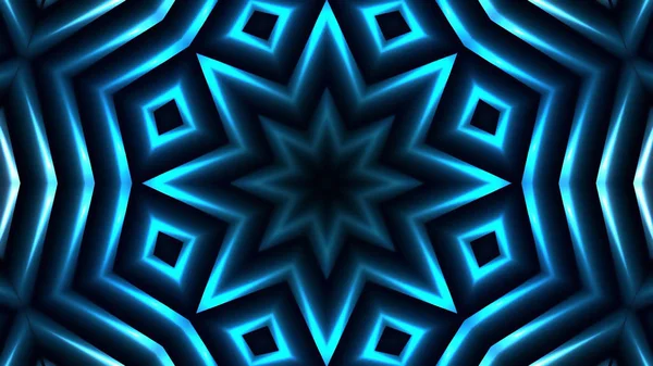 Abstract Geometric Blue Lights Background — Stock Photo, Image