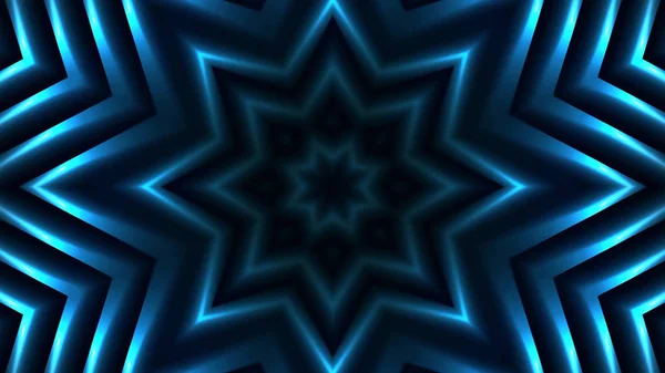 Abstrakte Geometrische Blaue Lichter Hintergrund — Stockfoto