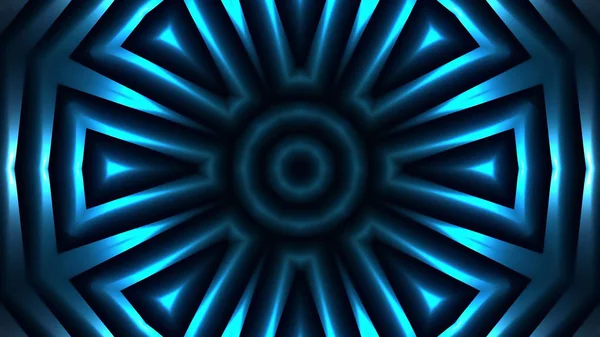 Abstrait Geometric Fond Bleu Lumières — Photo