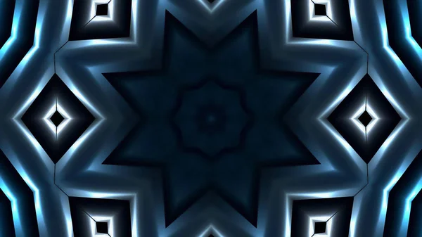 Abstrakte Geometrische Blaue Lichter Hintergrund — Stockfoto