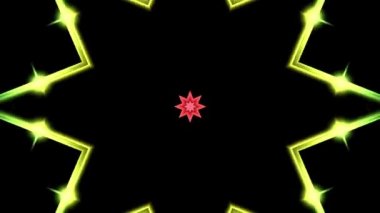 Soyut kaleidescopic club, parti, tv şovları, konserler, müzik korumaları, gece kulüpleri, diskolar ve trance olayları partilerde vj projeksiyonları için sahne ışıkları uygundur.