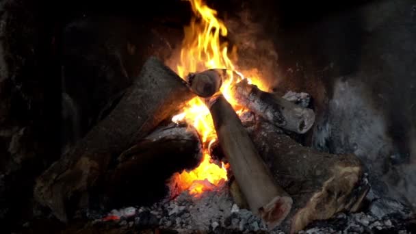 燃烧的火焰抽象背景 — 图库视频影像