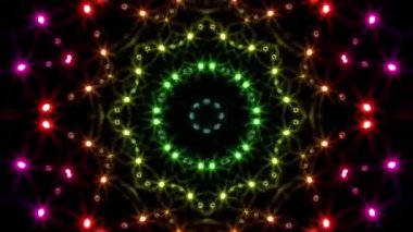 Soyut kaleidescopic club, parti, tv şovları, konserler, müzik korumaları, gece kulüpleri, diskolar ve trance olayları partilerde vj projeksiyonları için sahne ışıkları uygundur.