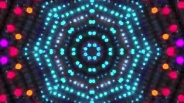 Soyut kaleidescopic club, parti, tv şovları, konserler, müzik korumaları, gece kulüpleri, diskolar ve trance olayları partilerde vj projeksiyonları için sahne ışıkları uygundur.