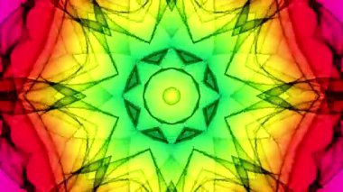 Soyut kaleidescopic club, parti, tv şovları, konserler, müzik korumaları, gece kulüpleri, diskolar ve trance olayları partilerde vj projeksiyonları için sahne ışıkları uygundur.