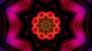 Soyut kaleidescopic club, parti, tv şovları, konserler, müzik korumaları, gece kulüpleri, diskolar ve trance olayları partilerde vj projeksiyonları için sahne ışıkları uygundur.