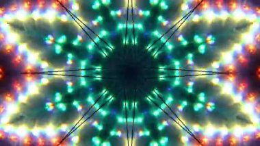Soyut kaleidescopic club, parti, tv şovları, konserler, müzik korumaları, gece kulüpleri, diskolar ve trance olayları partilerde vj projeksiyonları için sahne ışıkları uygundur.
