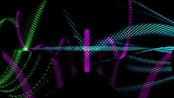 Club Caleidoscópico Abstracto Fiesta Luces Escenario Son Muy Adecuados Para — Vídeos de Stock