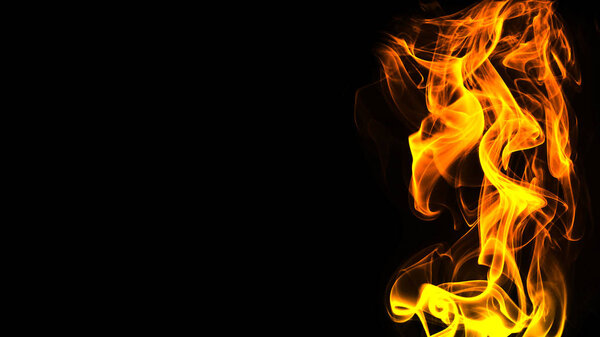 Fire abstract background, festive style.