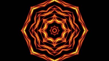 Soyut kaleidoskopik alev arka plan