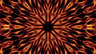 Soyut kaleidoskopik alev arka plan