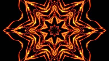 Soyut kaleidoskopik alev arka plan