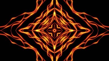 Soyut kaleidoskopik alev arka plan