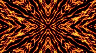 Soyut kaleidoskopik alev arka plan