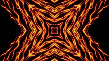 Soyut kaleidoskopik alev arka plan
