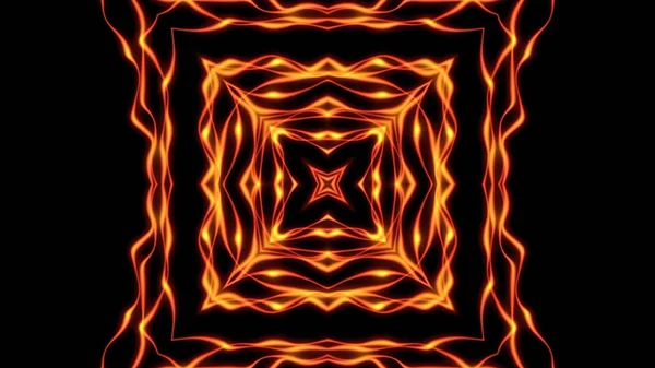 Abstract kaleidoscopic flame background