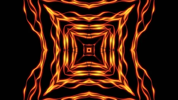 Abstract kaleidoscopic flame background